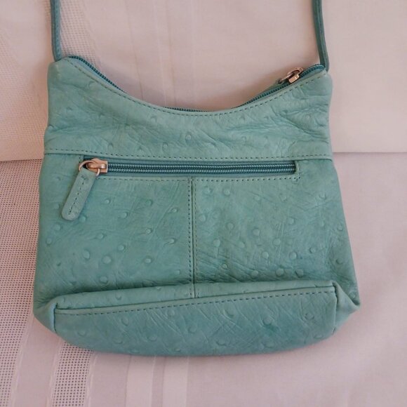 Stone Mountain Leather Teal Purse - Picture 4 of 10